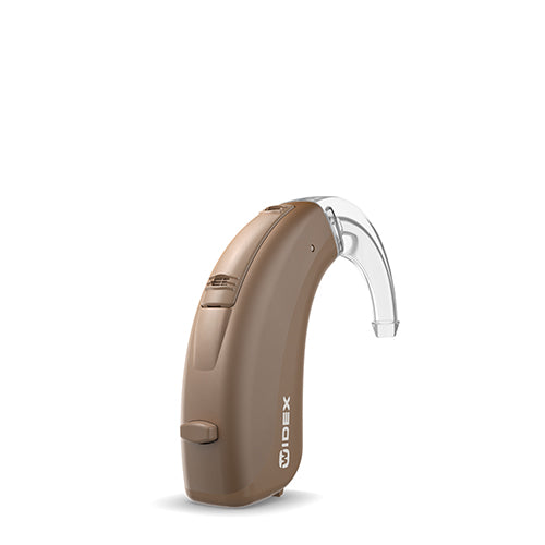 Widex Moment BTE 312 hearing aid front view | Mumbai, Pune & Nagpur