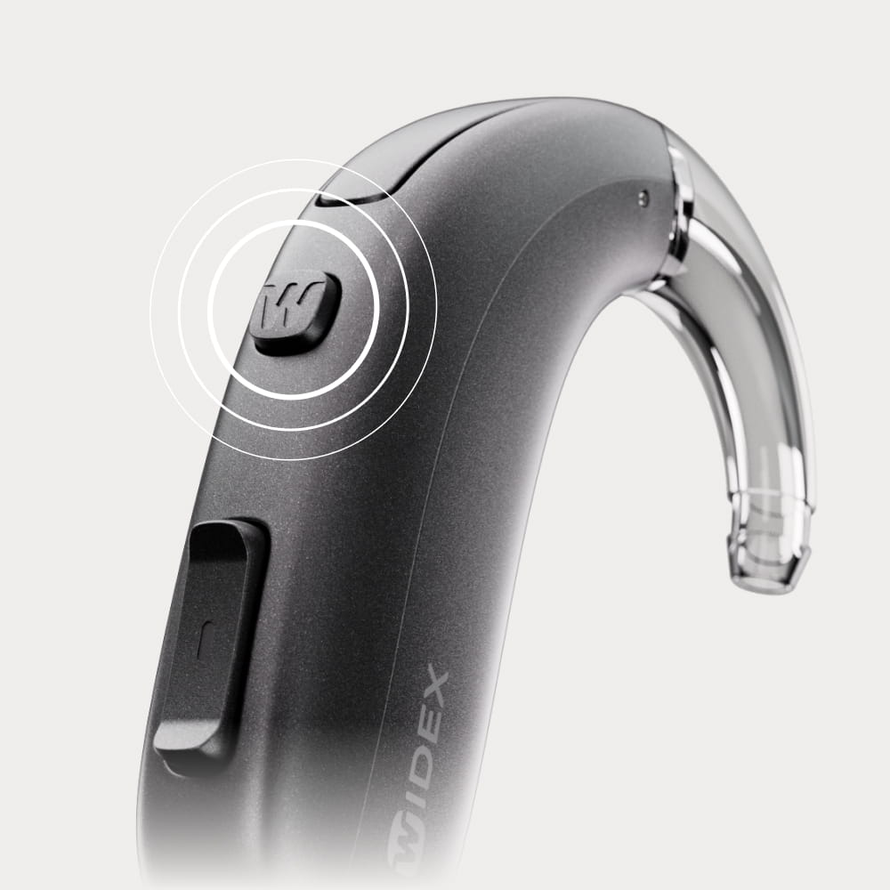Widex Allure BTE hearing aid front view | Mumbai, Pune & Nagpur