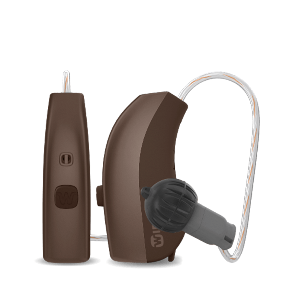Widex Moment RIC 312 hearing aid front view | Mumbai, Pune & Nagpur