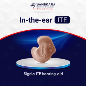 In the ear hearing aid