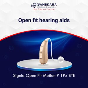 Open fit hearing aids hearing aid